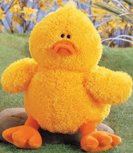 yellow duck cuddly toy