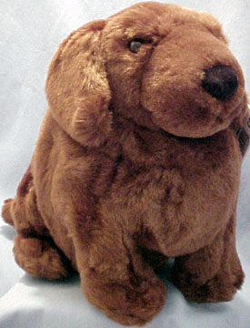 chubby dog plush