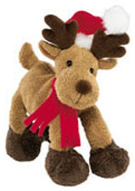 christmas moose plush