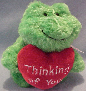 Gund Valentines Plush Chubby Puffs Frogs