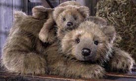 Gund Design Grizzly Bears Plush Mom and Cub Stuffed Animals