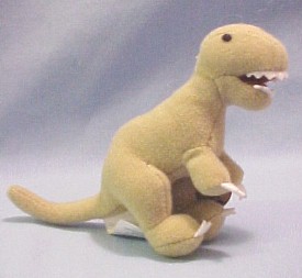 Dakin Tidbitz mini stuffed toy Dinosaurs from Brachiosaurus to Triceratops.