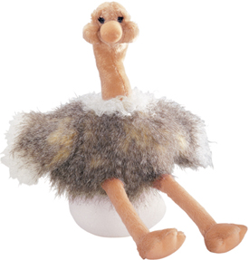 Gund Plush Dazzling Ostrich Stuffed Animal with Variegated Color
- safe for ages over 3