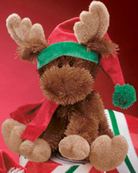 Christmas Plush Moose Stuffed Animals