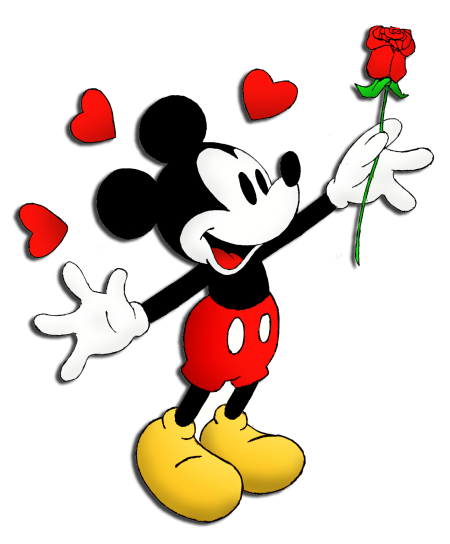mickey in love image