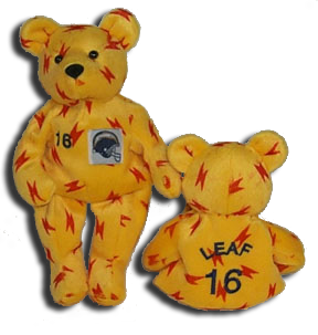 Salvino's 1998 NFL Set of Bammers was their first football bean bag plush teddy bears ever to be released. 