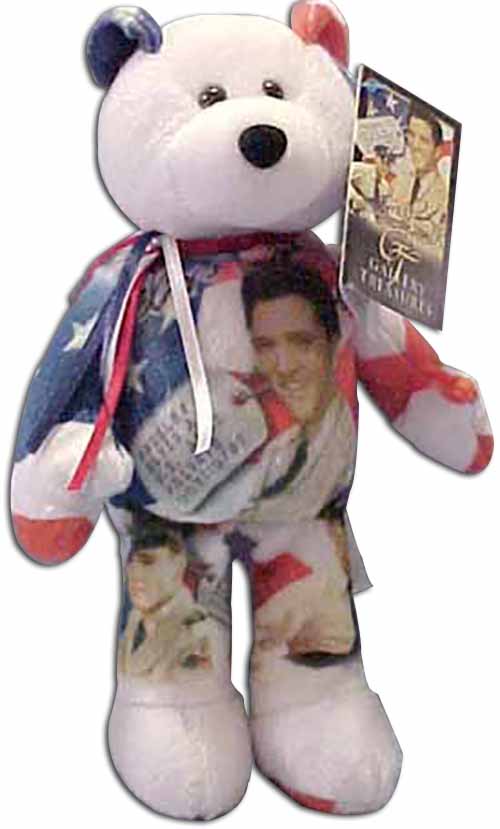 Click here to go to our Limited Treasures Elvis Presley Limited Edition Teddy Bear Collectibles Works of Art Painted onto the Plush Bears!