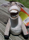 Plush Wiggling Talking Donkey  - Press his hoof and he shakes and says "Hey, what's happening everybody?" 9 inches