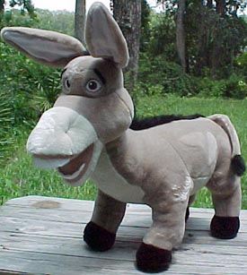 Click here to go to our Collectible Dreamworks Shrek Plush Dolls Donkey Puss N Boots and of Course Shrek