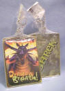 Scratch and Stink Shrek Dragon's Breath Key Chain  3 1/2 inches long 2 3/4 inches wide