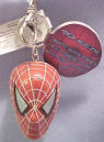 Spider-man Head Light Up Key Chain - eyes light up when you press Spider-man's forehead 2 1/2 inches