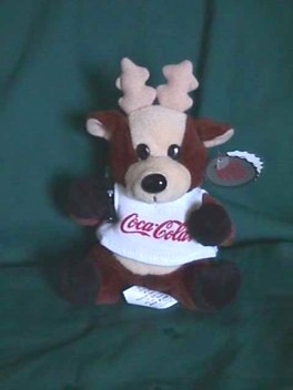 collectible coca cola bean bag plush 1998