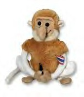 proboscis monkey plush large