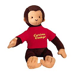 curious george cuddly toy