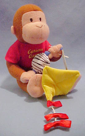 curious george talking giggling plush toy