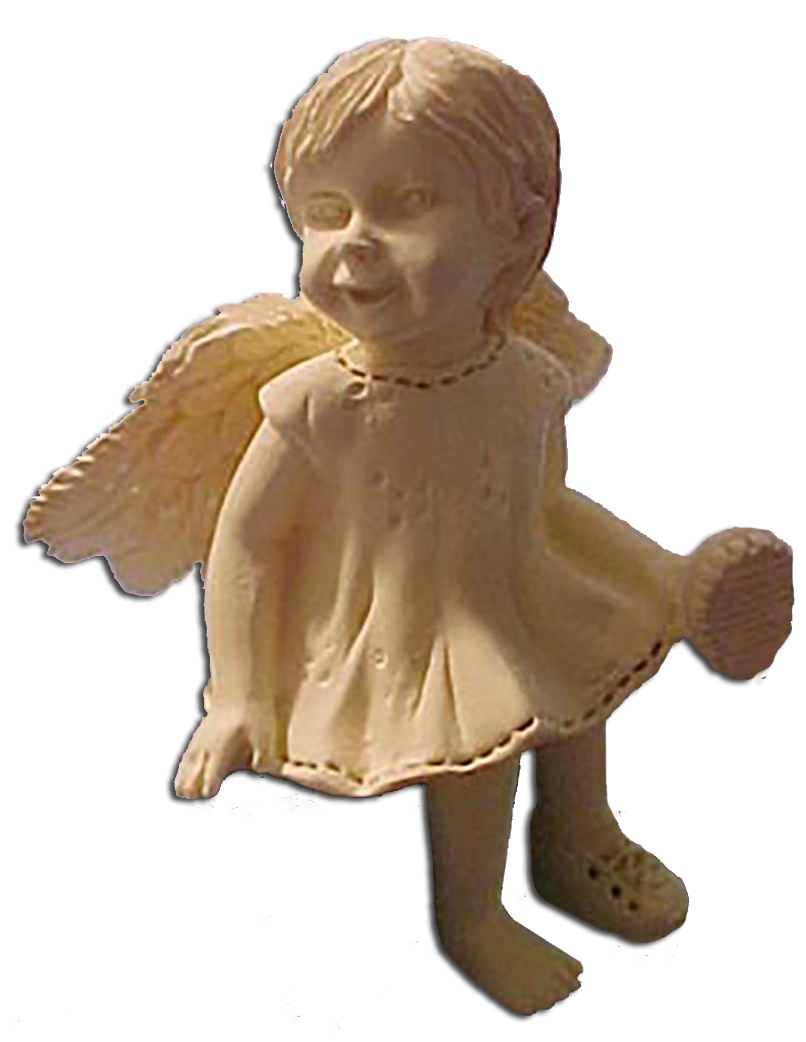 Mountain of Angels Figurine Here It Is Angel Girl Found Shoe