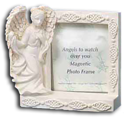 Angel Magnetic Picture Frame
- made of ceramic and dimensional.
The back of the picture frame is
magnetic.