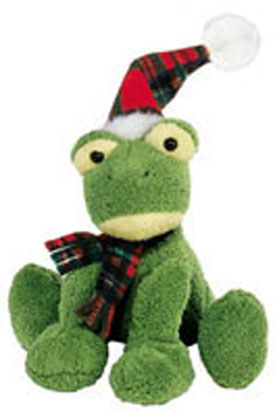 The adorable Klumbsys are cuddly soft, chubby plush Frogs dressed for Christmas!