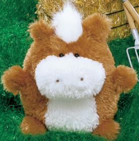 The adorable Gund Knuffles are cuddly soft,and come in chubby plush Pigs and Horses.
