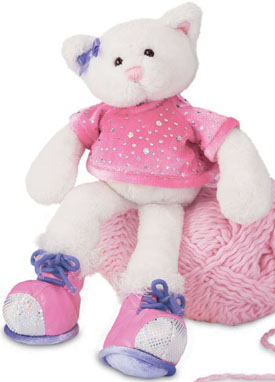 The adorable Sassationals are cuddly soft, chubby plush Cats and Dogs that are all dressed up.