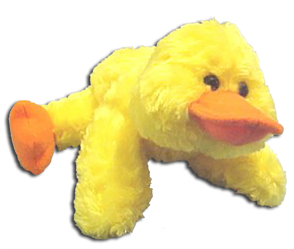 small stuffed duck