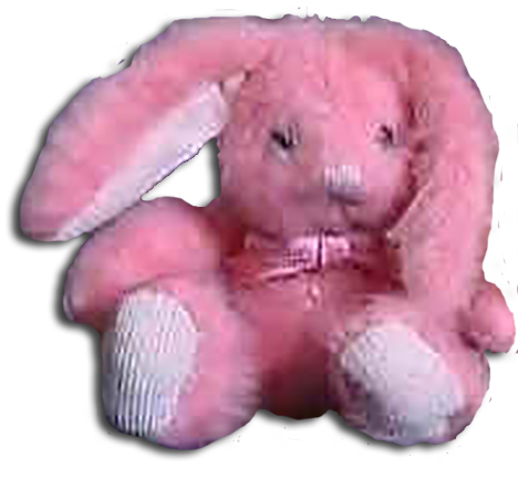 Russ Berrie Easter Plush Rose Gumdrop Bunny