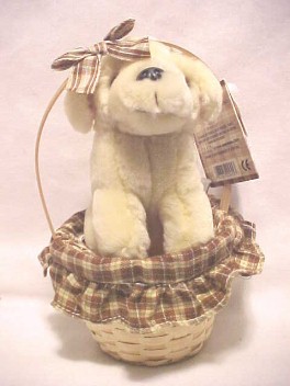 Labrador in Gift Basket