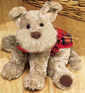 Cuddly soft plush Airedale Terriers perfect for hugging and cuddling with.
