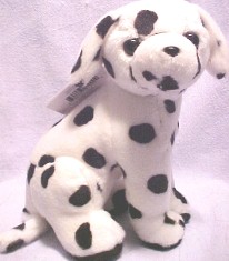 Soft and cuddly Dalmatian Stuffed Animals in may sizes from small to large plush.