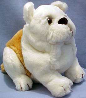 Chubby plush Bulldogs are adorable as these Dakin Pampered Pets. Bulldog stuffed animals that are cuddly soft.