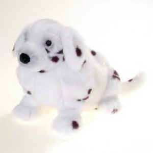 Chubby cuddly soft plush Pampered Pets Dalmatians are stuffed full of fluff and made by Dakin.
