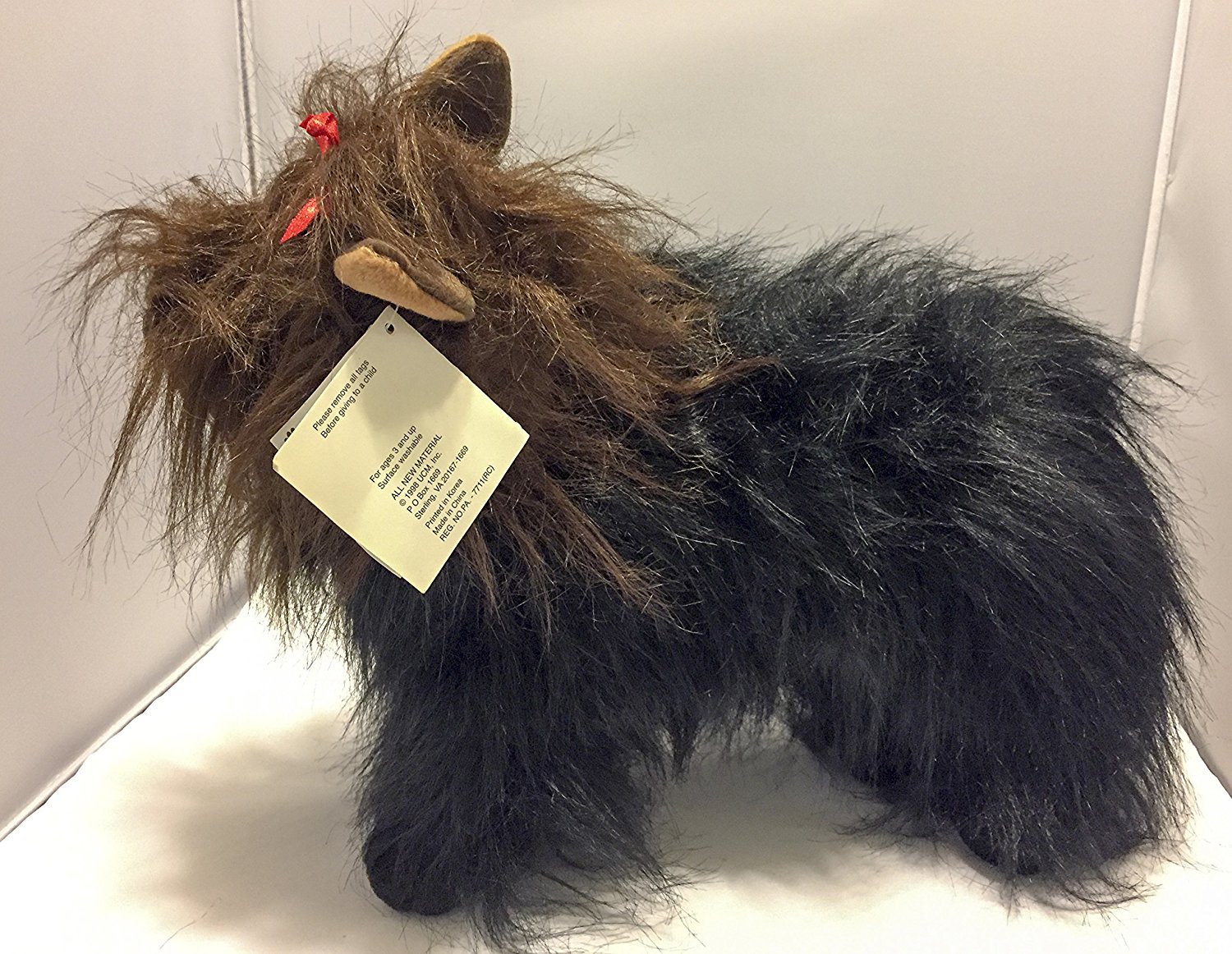 stuffed yorkshire terrier