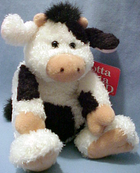 These adorable Cows are cuddly soft plush stuffed animals are the perfect size to Cuddle Up with!