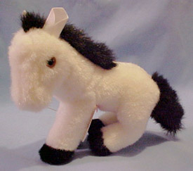These small plush horses are the perfect size for any hand.