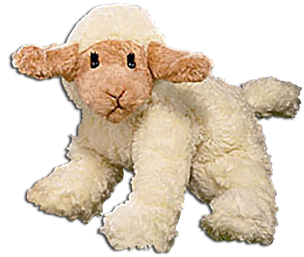These adorable small plush lambs and sheep are soft and cuddly stuffed animals.  Ewe will love to cuddle up with one!