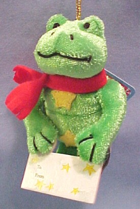 Christmas Frogs Baby Rattles Ornaments and Plush Stuffed Animals
