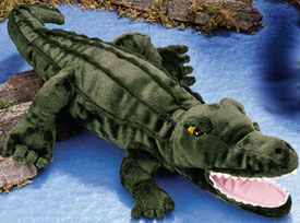 Alligators in cuddly soft plush stuffed animals from small to large plush.