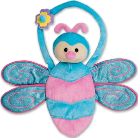 Adorable Butterflies, Beetles, Dragonflys, Ladybugs, and Bumble Bees as soft plush purses.