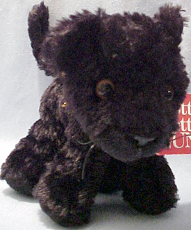Cuddly soft plush panthers in many sizes of stuffed animals.