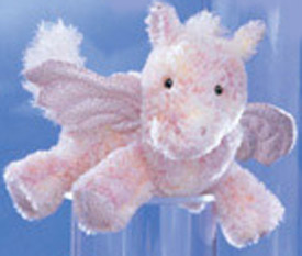 Cuddly soft plush Pegasus stuffed animals are adorable in soft pink and lavendar. Cuddle up with Pegasus the Winged Horse and read a good book.