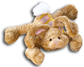 Gund Lucky Tan Bunny Rabbit - (safe for all ages) Machine Washables