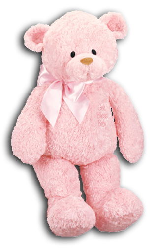 God Bless Baby Plush Teddy Bears