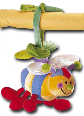 Musical Pullstring Animals, Reptiles and insects are sure to entertain baby. Pull on the character and watch him wiggle up to the string and plays musica why they wiggle