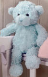 Baby Gund Cookie Baby Blue Teddy Bear - super soft and cuddly (safe for all ages)