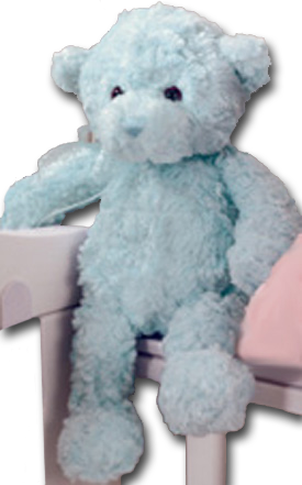 Adorable Teddy Bears for Baby. The Dakin Belly Bears and Baby Gund Cookie the Teddy Bear come in Pink Teddy Bears and Blue Teddy Bears.