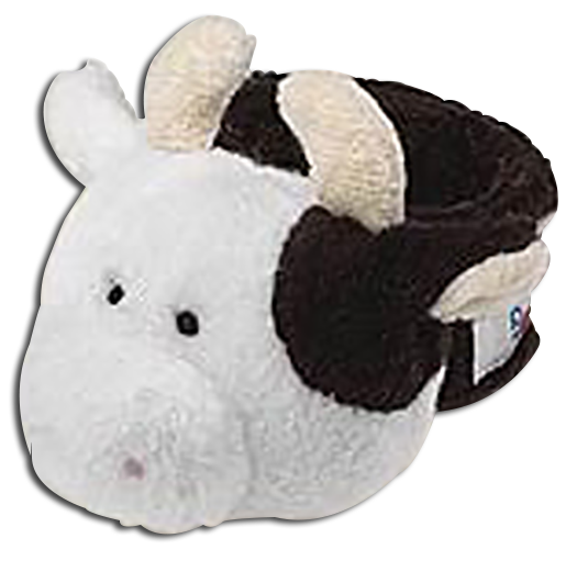 Plush and soft giving warm wishes to all they touch! Boyds plush cow baby wrist rattles that are soothing and soft!