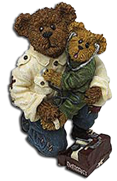 The Boyds Bearstones figurines are fantastic cold cast resin figurines that are professionals. Choose from EMT, Hairdresser, nurses and firefighter figurines.