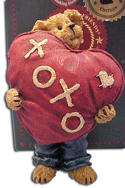 Boyds Bearstones Valentines Day Figurines