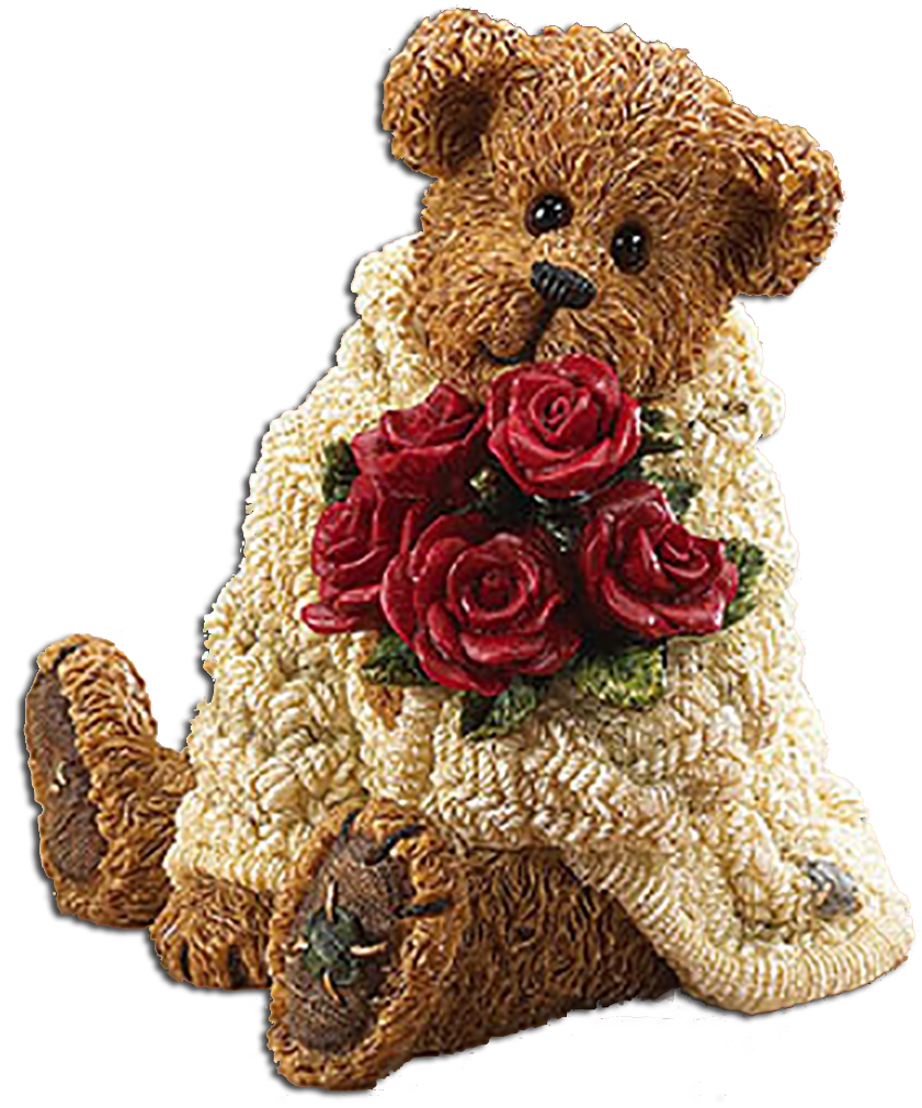 When you wanna send yer Valentine a special message, Boyds' Bearstones are just the right critters for the job!