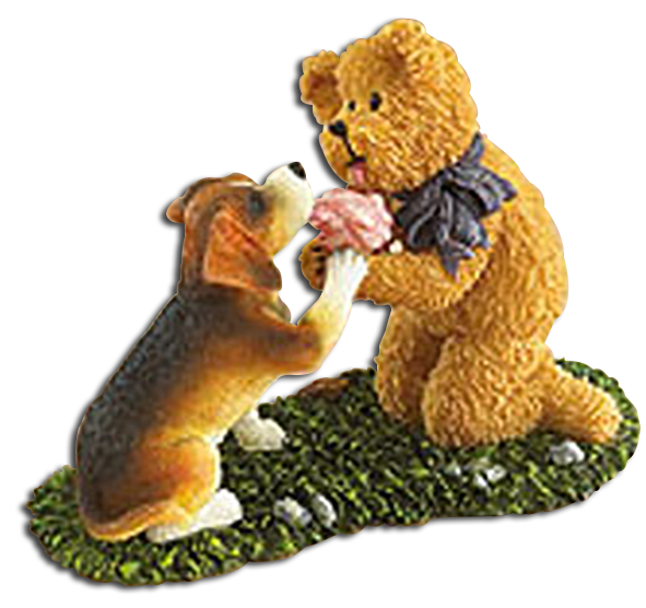 Boyds Puppy Paws and Pals Beagle Figurines
